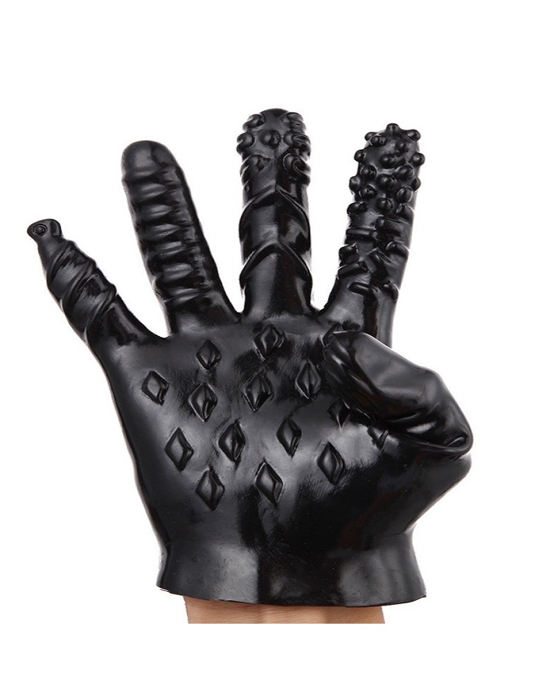 Ophelia's Dream Toys - Silicone flirting multi-textured gloves 