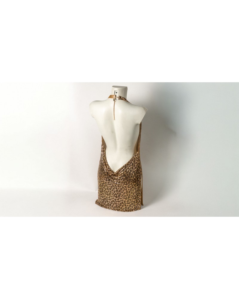 Ophelia's Dream Lingerie- Gold Leopard Dress