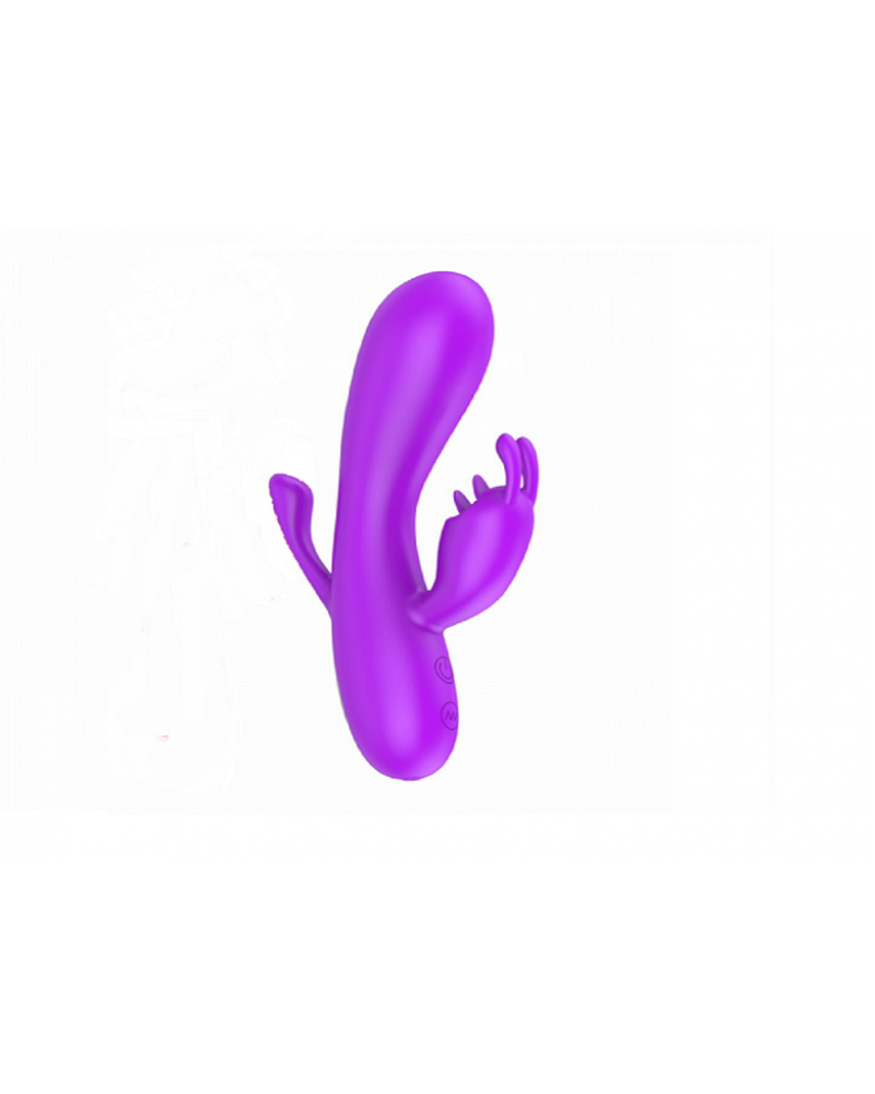 Ophelia's Dream Toys- Double Vibrator Purple - Δονητής για Διπλή Διείσδυση Μωβ Ophelia's Dream Toys- Double Vibrator Purple - Δονητής για Διπλή Διείσδυση Μωβ