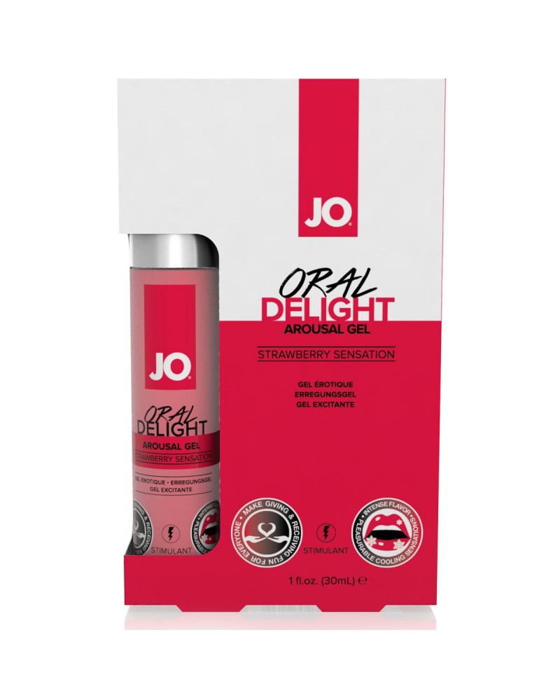 System JO - Oral Delight Stimulating Clitoris Gel Strawberry - 30 ml System JO - Oral Delight Stimulating Clitoris Gel Strawberry - 30 ml