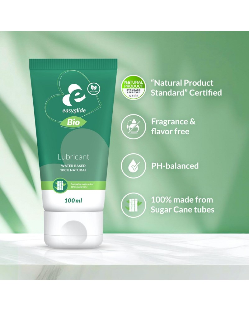 EasyGlide - Bio & Natural Waterbased Lubricant Fragrance Free - 100 ml