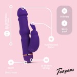 Silicone Rabbit Vibrator - Purple Silicone Rabbit Vibrator - Purple