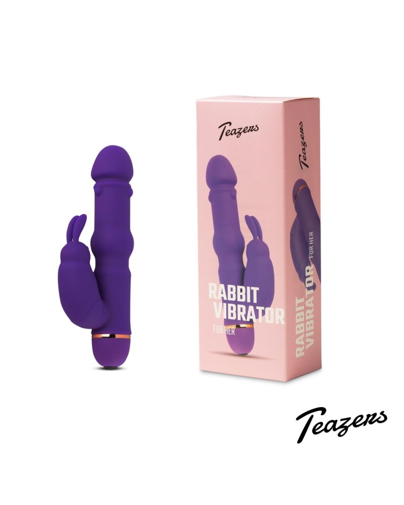Silicone Rabbit Vibrator - Purple Silicone Rabbit Vibrator - Purple