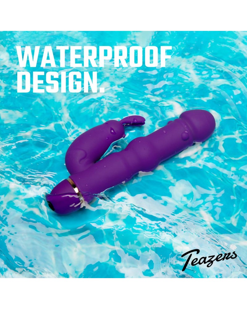 Silicone Rabbit Vibrator - Purple Silicone Rabbit Vibrator - Purple