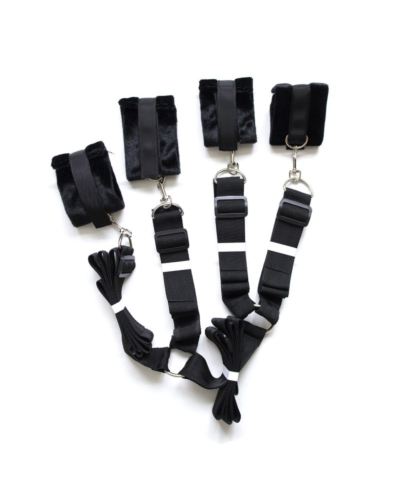 Ophelia's Dream Toys - Under Mattress Restraint Set - Black