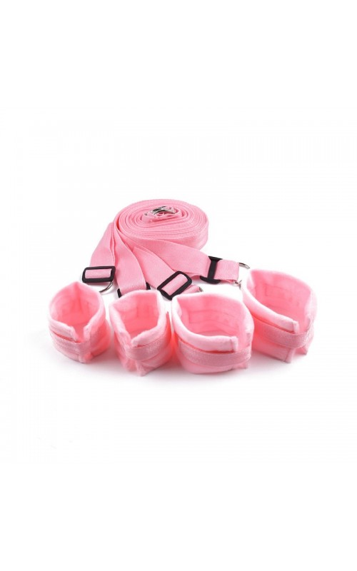 Ophelia's Dream Toys - Under Mattress Restraint Set - Pink