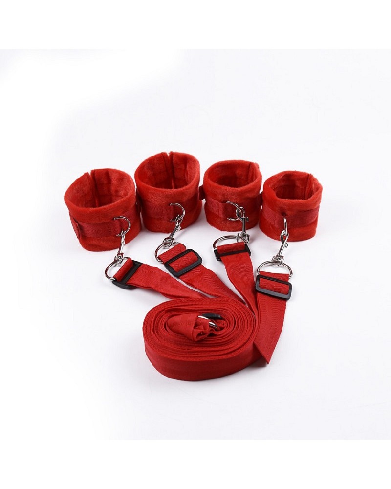 Ophelia's Dream Toys - Under Mattress Restraint Set - Red