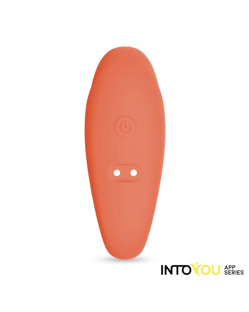 Couple Toy with App Flexible Silicone Salmon	