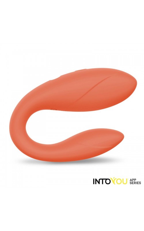 Couple Toy with App Flexible Silicone Salmon	