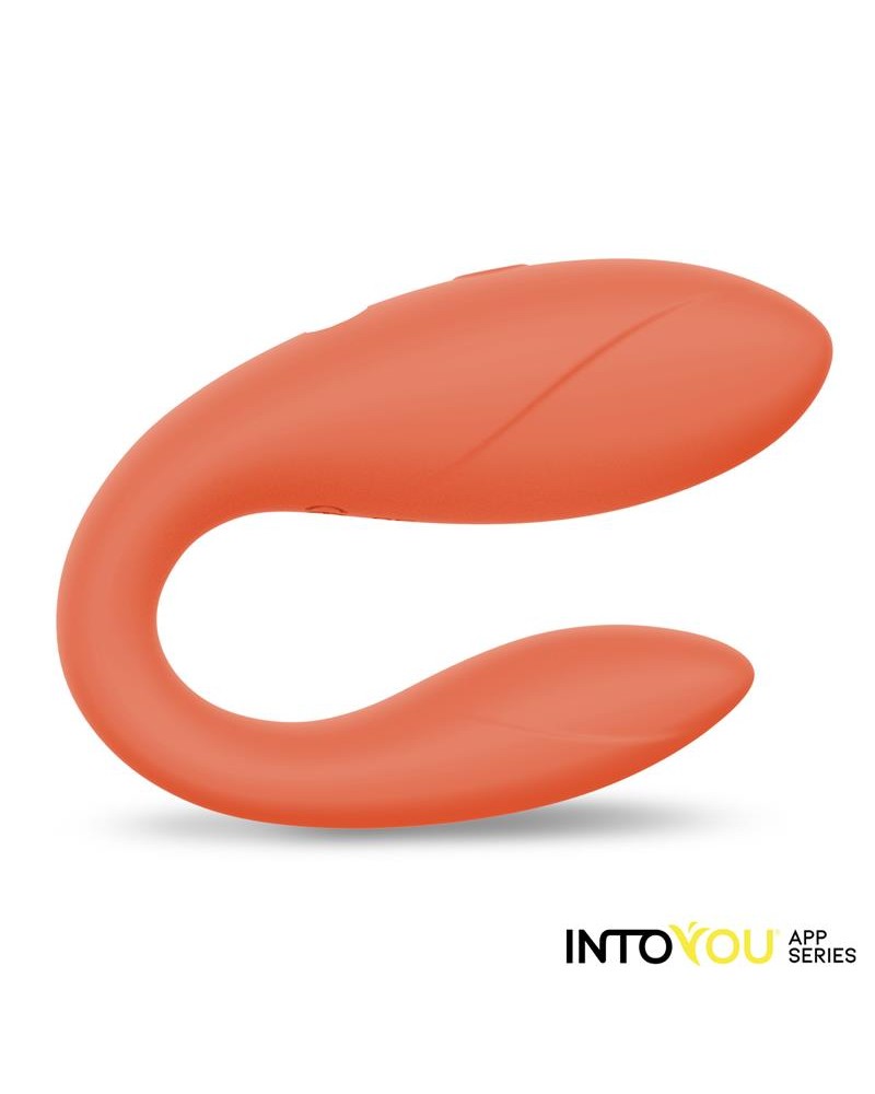 Couple Toy with App Flexible Silicone Salmon	