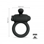 Dully Vibrating Penis Ring Silicone Magnetic USB