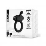Dully Vibrating Penis Ring Silicone Magnetic USB