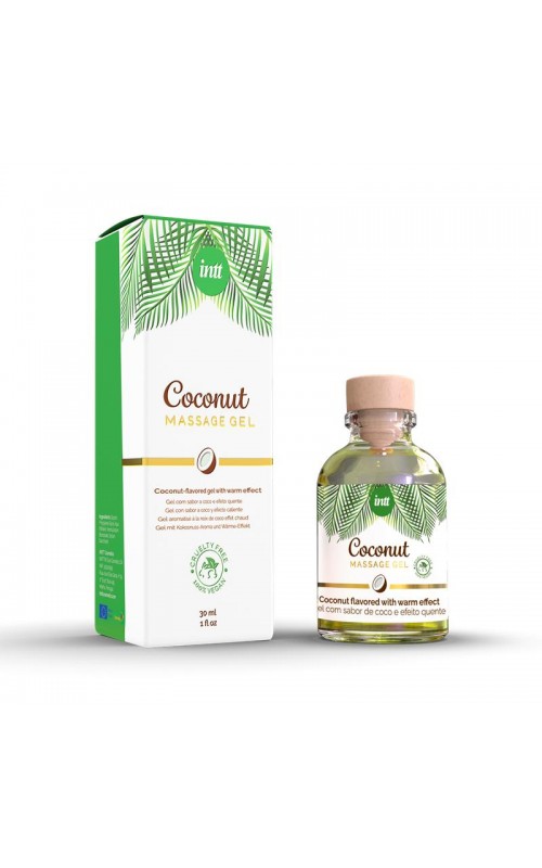 Massage Gel Coconut 100% Vegan Kissable 30 ml	