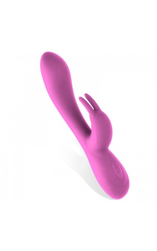 Mauve Unibody Liquefied Silicone Vibe USB Pink