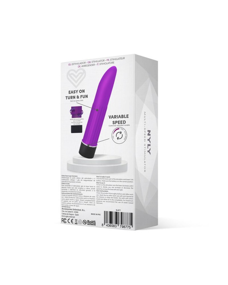 Nyly Multi-Speed Stimulator Purple