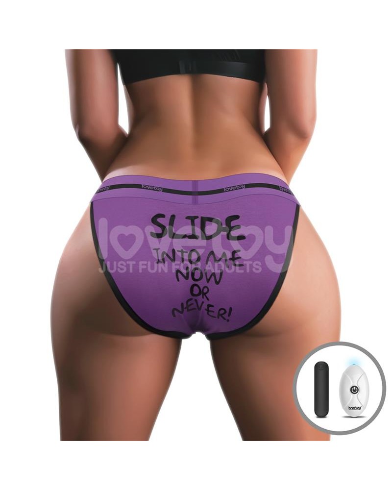 Printed Vibrating Sexy Panties 24-27"	