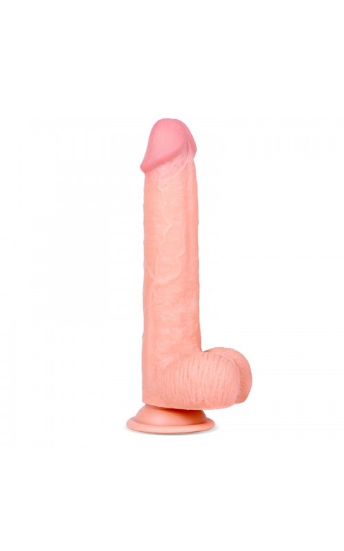 Slidy Realistic Dildo Dual Layer Retractable and Adjustable 9"	
