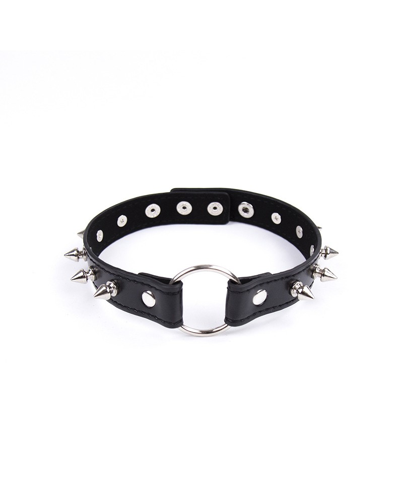 Ophelia's Dream Toys - Black Spiked Collar