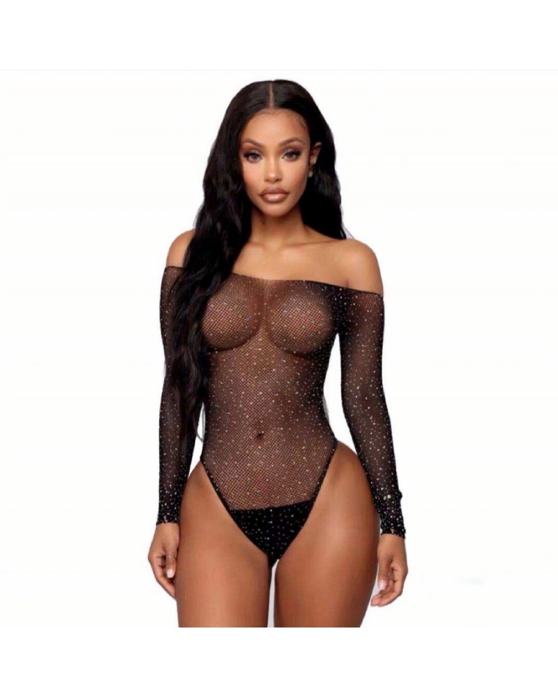 Ophelia's Dream Lingerie - See-Through Teddy with Strass