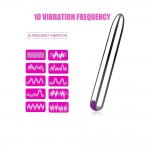 Ophelia's Dream Toys - Silver Bullet Vibrator 18cm Ophelia's Dream Toys - Silver Bullet Vibrator 18cm