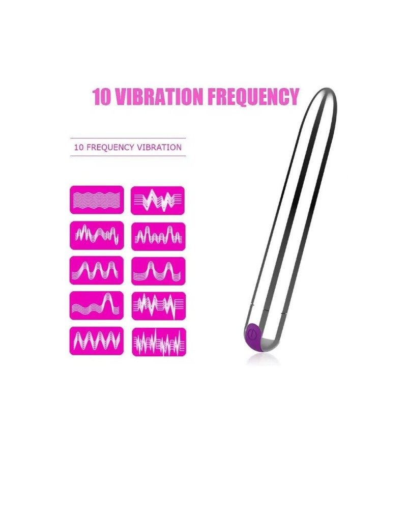 Ophelia's Dream Toys - Silver Bullet Vibrator 18cm Ophelia's Dream Toys - Silver Bullet Vibrator 18cm