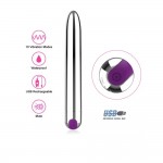 Ophelia's Dream Toys - Silver Bullet Vibrator 18cm Ophelia's Dream Toys - Silver Bullet Vibrator 18cm