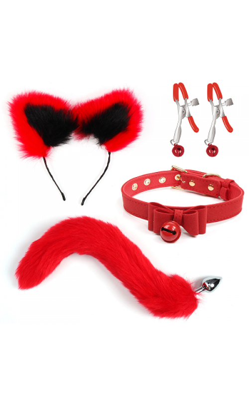Ophelia's Dream Toys - Bondage set - red
