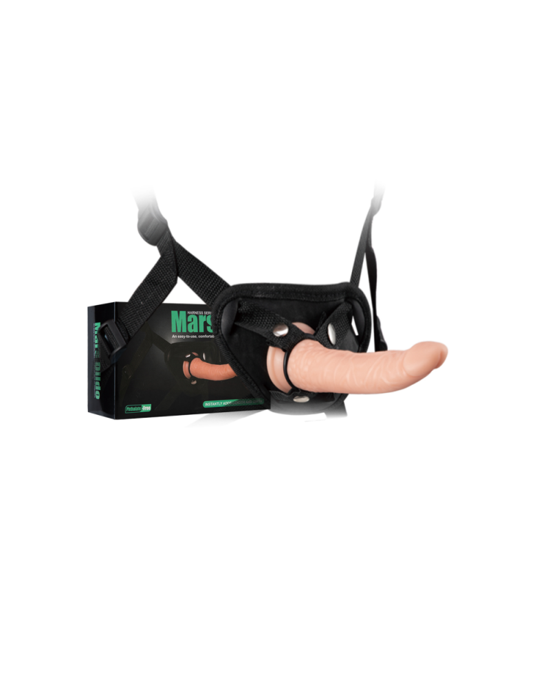 Ophelia's Dream Toys - Harness Series Mars Dildo Vanilla