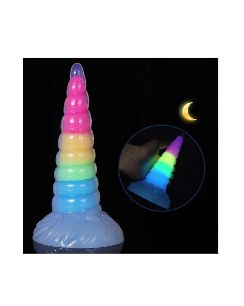 Ophelia's Dream Toys- Luminescent Rainbow Dildo Ophelia's Dream Toys- Luminescent Rainbow Dildo