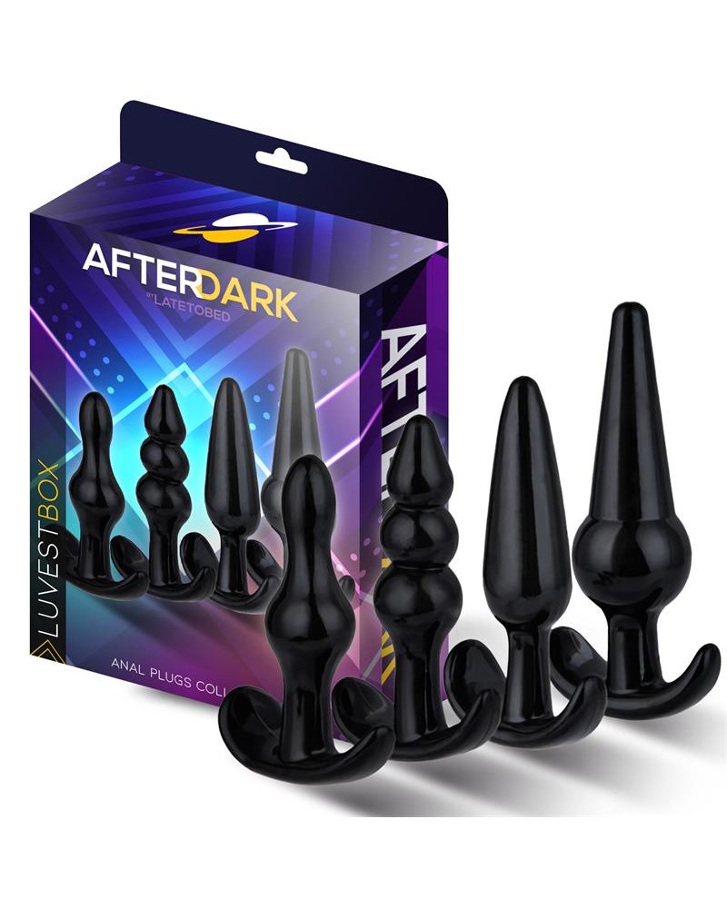 Luvest Box 4 Set of 4 Butt Plugs Anchor Base	