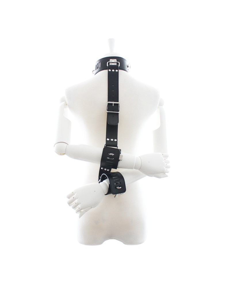 Ophelia's Dream Toys - Collar with Cuffs Restraint Set - Black Ophelia's Dream Toys - Collar with Cuffs Restraint Set - Black