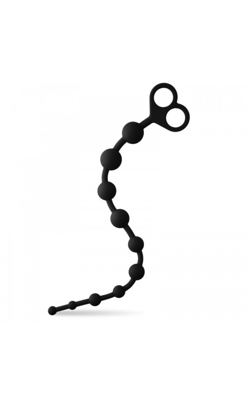 Ophelia's Dream Toys- Black Anal Beads
