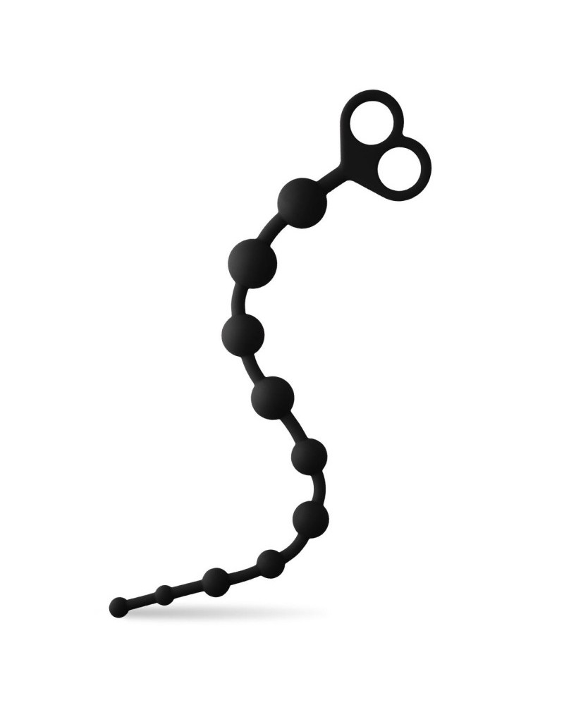 Ophelia's Dream Toys- Black Anal Beads
