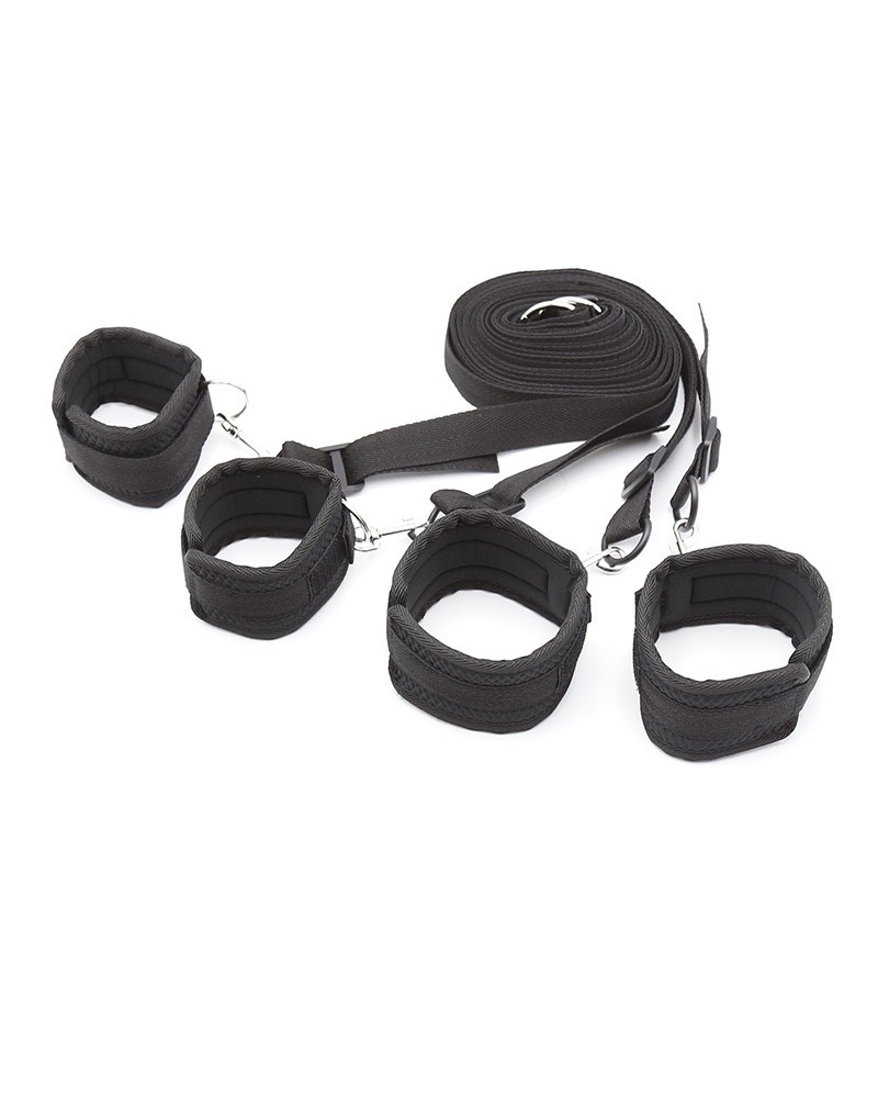 Ophelia's Dream Toys - Under Mattress Restraint Set - Black Ophelia's Dream Toys - Under Mattress Restraint Set - Black
