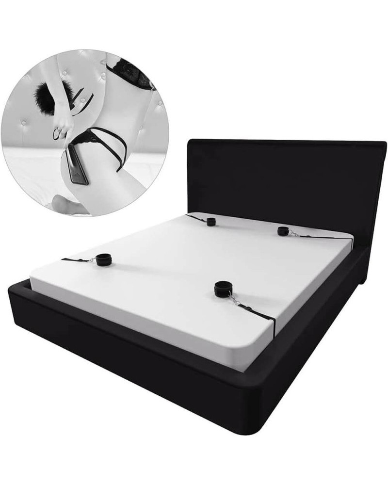 Ophelia's Dream Toys - Under Mattress Restraint Set - Black Ophelia's Dream Toys - Under Mattress Restraint Set - Black