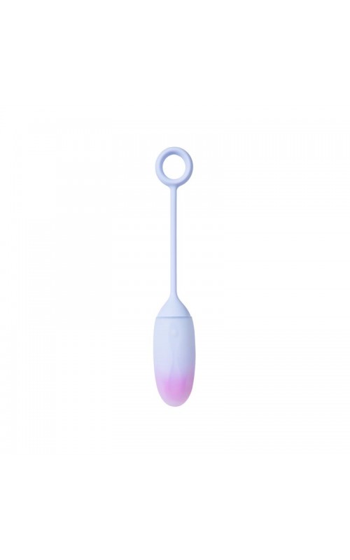 Vibrating Egg with APP Double Layer Silicone Pink/Blue	