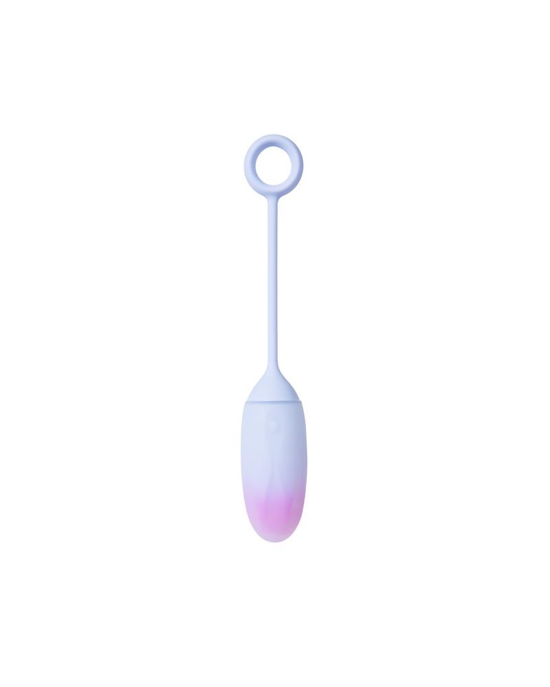 Vibrating Egg with APP Double Layer Silicone Pink/Blue	