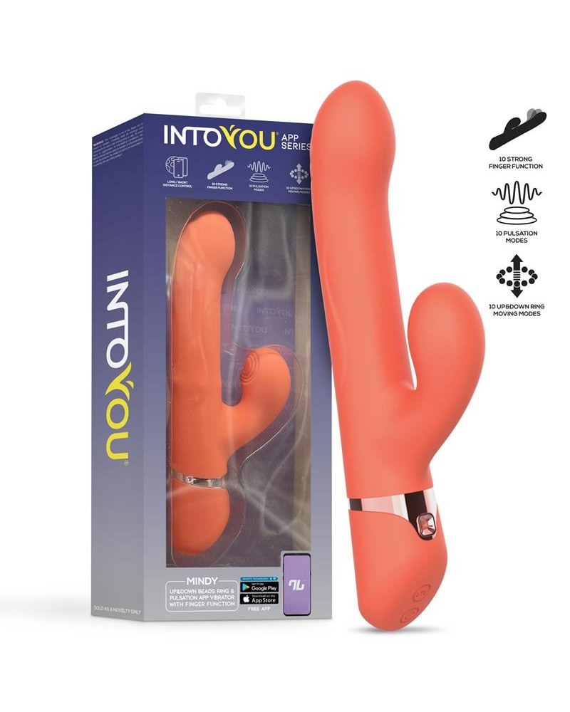 Mindy Vibe with Up and Down Beads Ring, Finger and Pulsation with APP