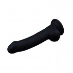 Dildo Trooper 8" Liquid Silicone Black	