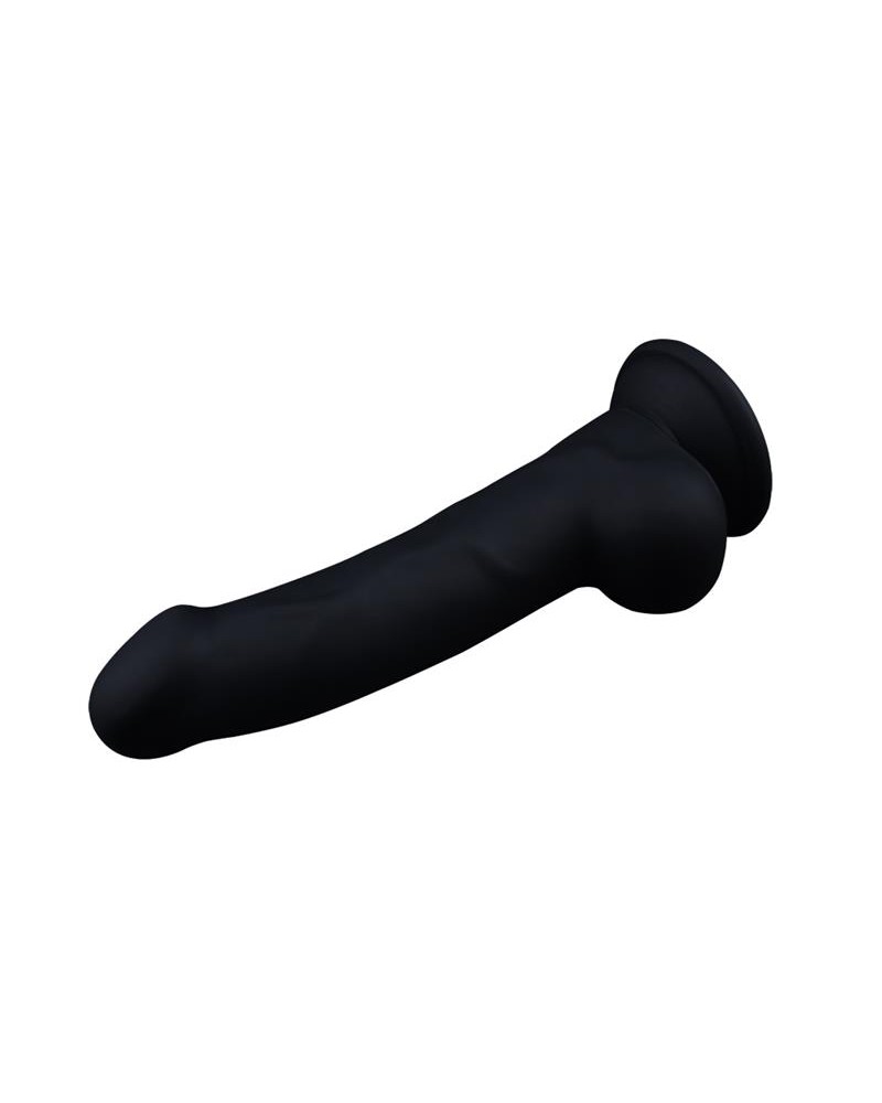 Dildo Trooper 8" Liquid Silicone Black	