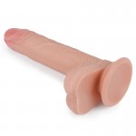 LOVETOY Dildo Nature 7" Liquid Silicone Flesh