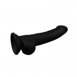Dildo Trooper 8" Liquid Silicone Black	