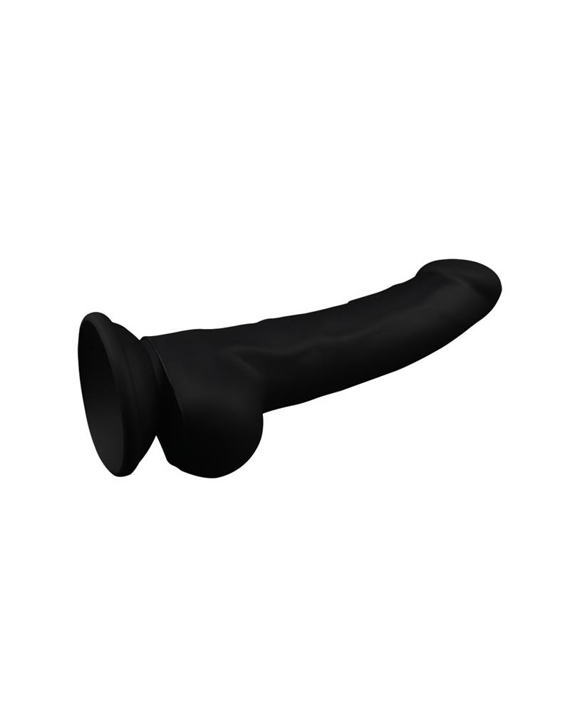Dildo Trooper 8" Liquid Silicone Black	