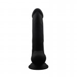 Dildo Trooper 8" Liquid Silicone Black	