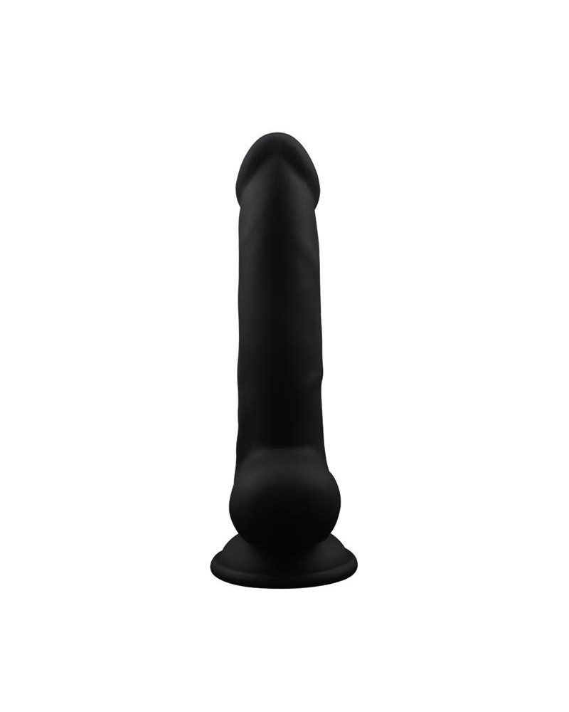Dildo Trooper 8" Liquid Silicone Black	