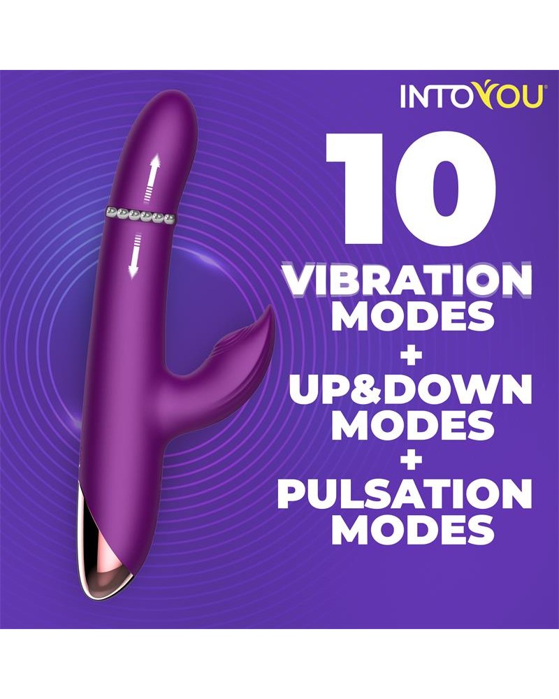 Sendel Vibe with Up and Down Internal Beads Ring and Pulsation with App	