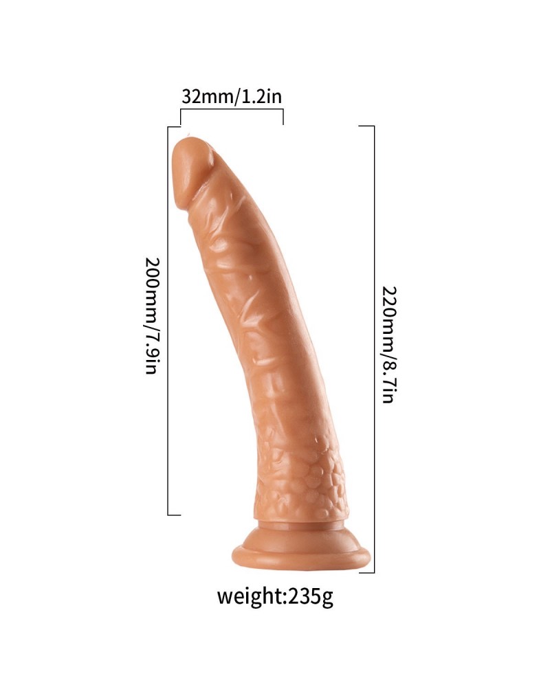 Ophelia's Dream Toys - Harness Series Mars Dildo Brown