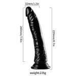 Ophelia's Dream Toys - Harness Series Mars Dildo Black