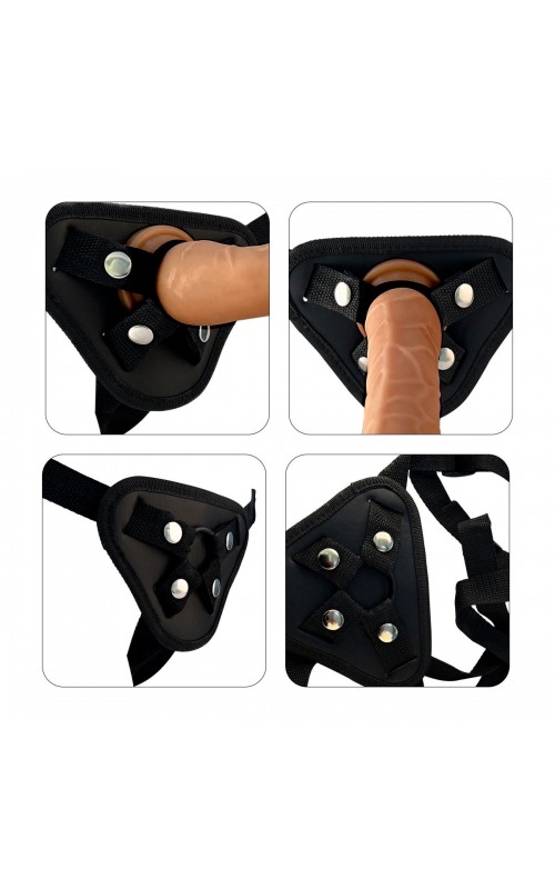 Ophelia's Dream Toys - Harness Series Mars Dildo Brown