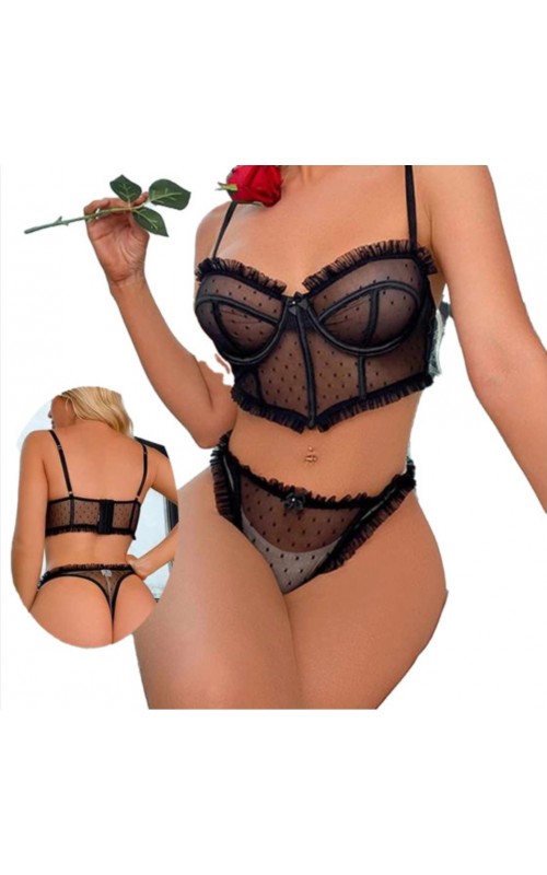 Ophelia's Dream Lingerie - Polka dot set